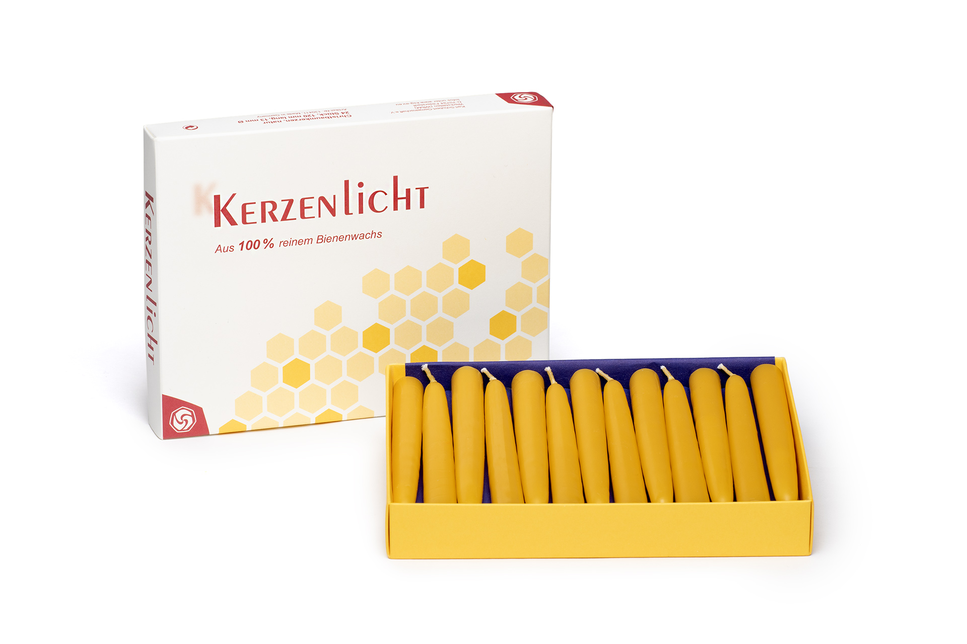 christbaumkerzen natur 24 stueck geburtstagskerzen ksg