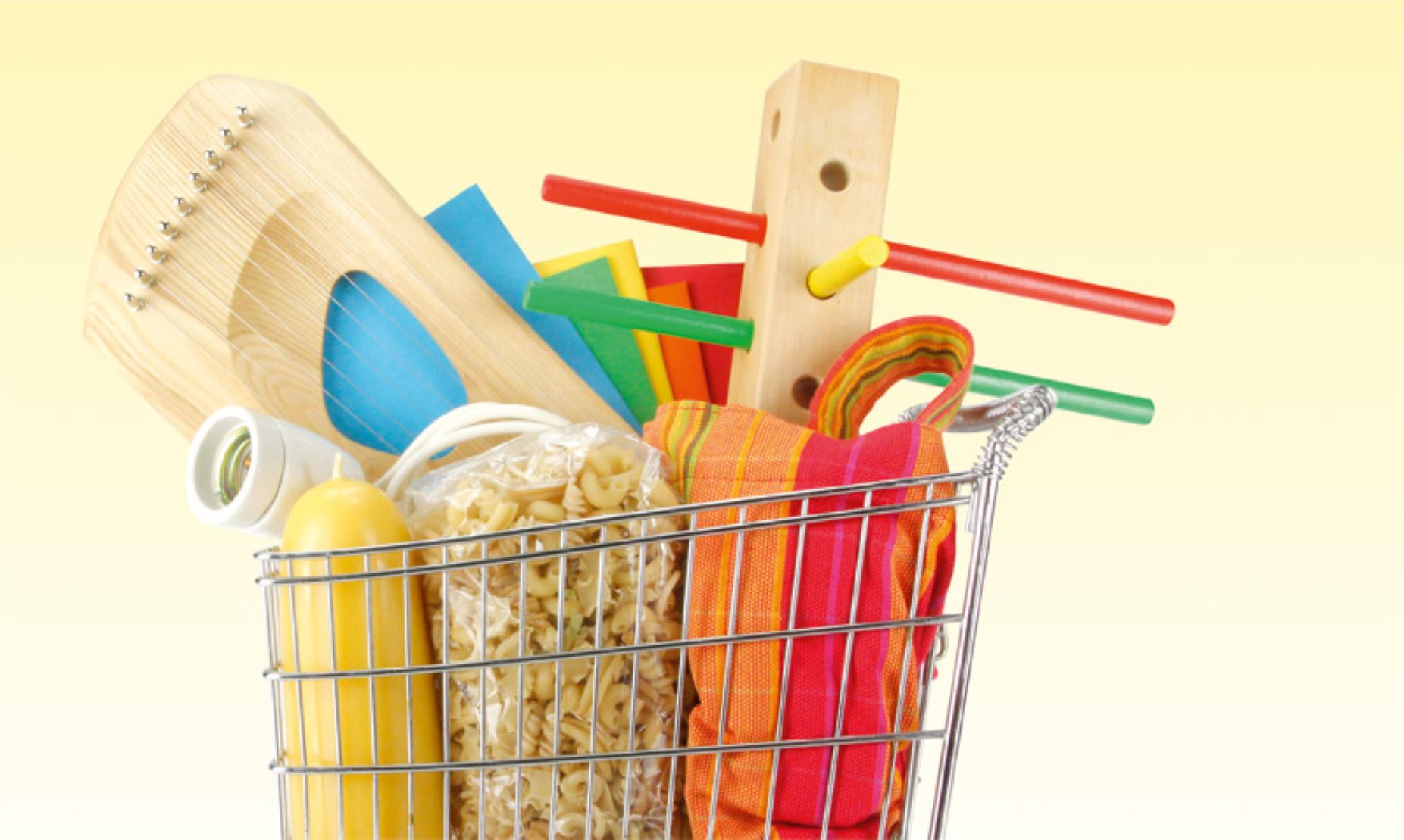 Einkaufswagen mit Produkten der Karl-Schubert-Gemeinschaft Einkaufswagen