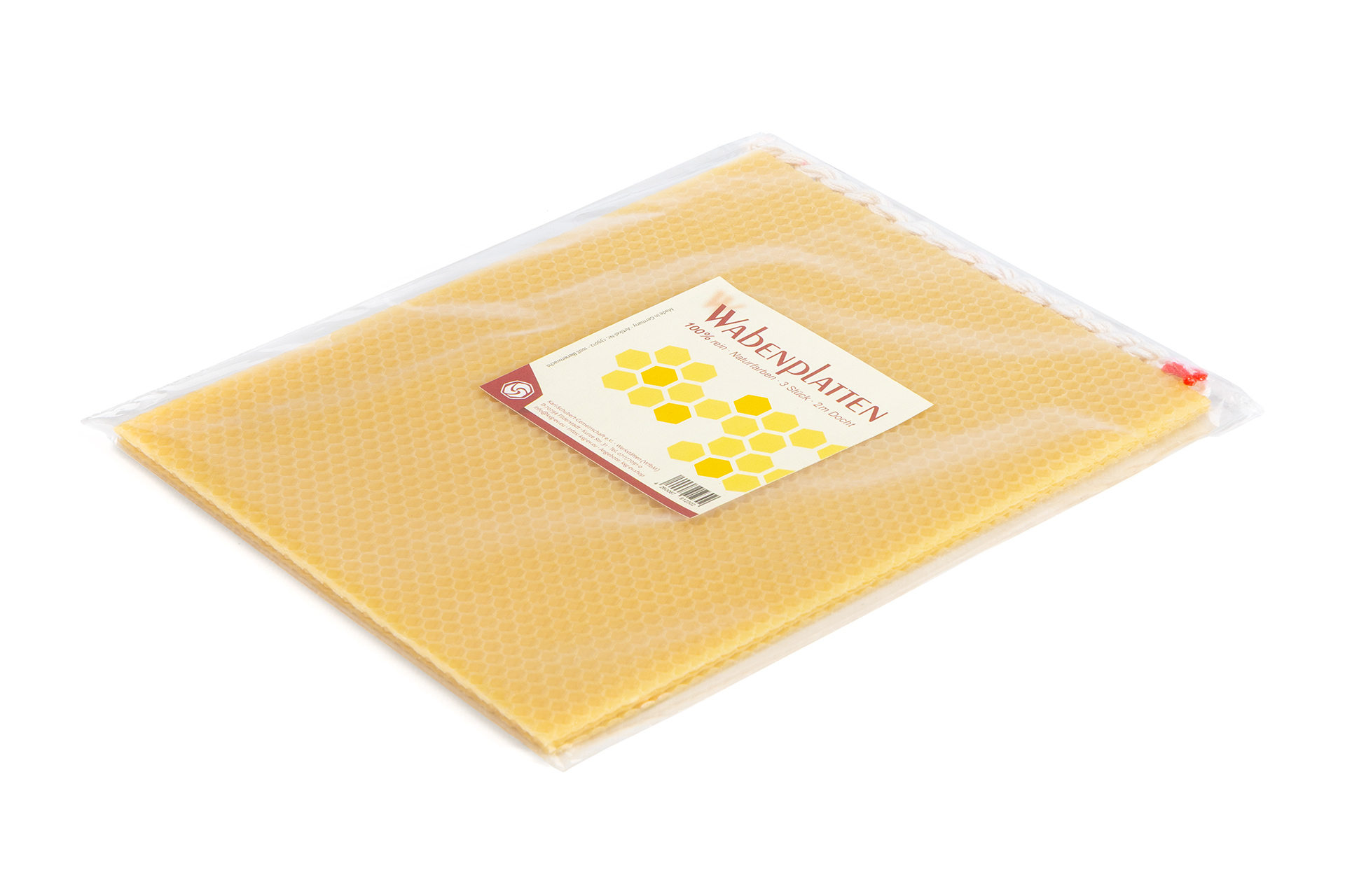 Wabenplatten 2 Stueck mit Dochte